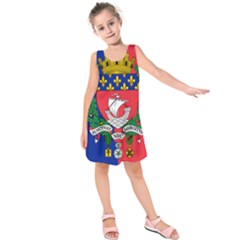 Flag Of Paris  Kids  Sleeveless Dress by abbeyz71