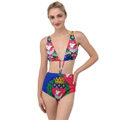 Flag Of Paris  Tied Up Two Piece Swimsuit by abbeyz71