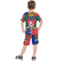 Flag of Paris  Kids  Tee and Shorts Set View2