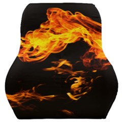 Can Walk On Fire, Black Background Car Seat Back Cushion  by picsaspassion