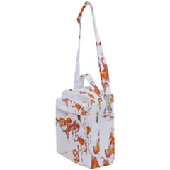 Can Walk On Fire, White Background Crossbody Day Bag by picsaspassion