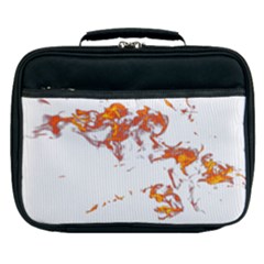 Can Walk On Fire, White Background Lunch Bag by picsaspassion