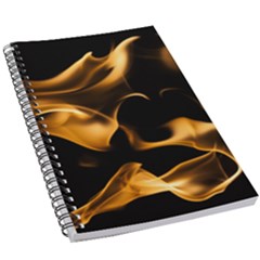 Can Walk On Volcano Fire, Black Background 5 5  X 8 5  Notebook