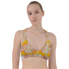 Autumn Maple Leaves, Floral Art Sweetheart Sports Bra by picsaspassion