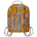 Autumn maple leaves, floral art Flap Pocket Backpack (Large) View3