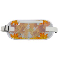 Autumn Maple Leaves, Floral Art Rounded Waist Pouch