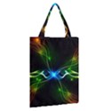 Colorful Neon Art Light rays, rainbow colors Classic Tote Bag View2