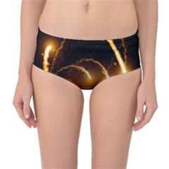 Flying Comets In The Cosmos Mid-waist Bikini Bottoms by picsaspassion
