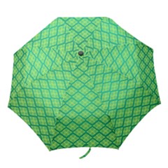 Pattern Texture Geometric Green Folding Umbrellas by Mariart