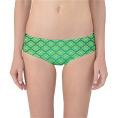 Pattern Texture Geometric Green Classic Bikini Bottoms by Mariart