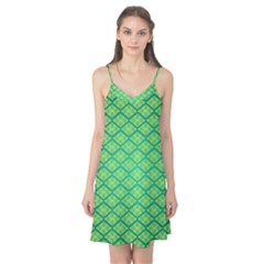 Pattern Texture Geometric Green Camis Nightgown by Mariart
