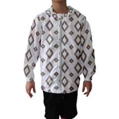 Background Texture Triangle Kids  Hooded Windbreaker