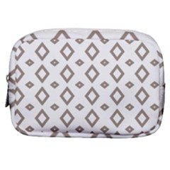 Background Texture Triangle Make Up Pouch (small)