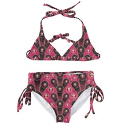 Background Abstract Pattern Kids  Classic Bikini Set