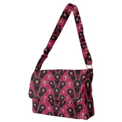 Background Abstract Pattern Full Print Messenger Bag (m)