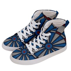 Darts Throw Men s Hi-top Skate Sneakers by HermanTelo