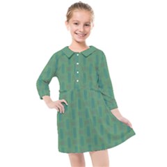 Pattern Background Blure Kids  Quarter Sleeve Shirt Dress by HermanTelo
