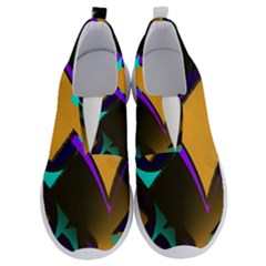 Geometric Gradient Psychedelic No Lace Lightweight Shoes