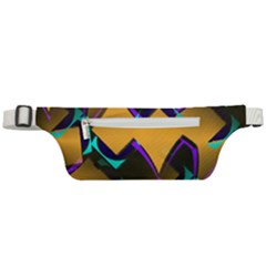 Geometric Gradient Psychedelic Active Waist Bag by HermanTelo