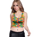 Background Colorful Abstract Racer Back Crop Top View1