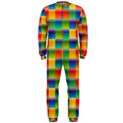 Background Colorful Abstract Onepiece Jumpsuit (men) 