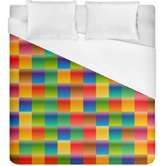 Background Colorful Abstract Duvet Cover (king Size)