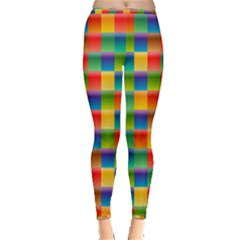 Background Colorful Abstract Inside Out Leggings