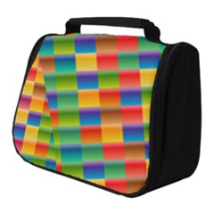 Background Colorful Abstract Full Print Travel Pouch (small)