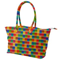 Background Colorful Abstract Canvas Shoulder Bag