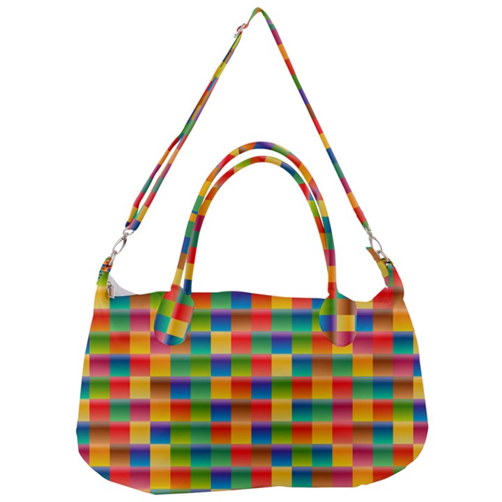 Background Colorful Abstract Removal Strap Handbag