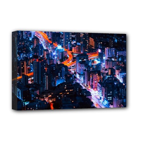 City View Deluxe Canvas 18  X 12  (stretched) by myuique
