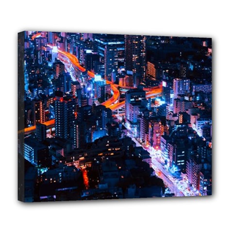 City View Deluxe Canvas 24  X 20  (stretched) by myuique