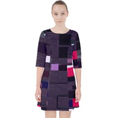 Iyzhang Demikernel s Io Queue Api-cc Glitch Code Dress With Pockets