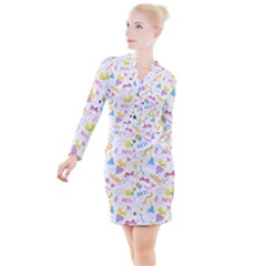 1 Arnold Button Long Sleeve Dress by elizabethjonesstyling