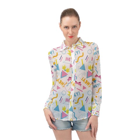 1 Arnold Long Sleeve Chiffon Shirt by elizabethjonesstyling