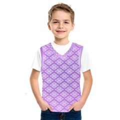 Pattern Texture Geometric Purple Kids  Sportswear by Mariart