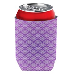 Pattern Texture Geometric Purple Can Holder