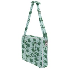 Aloe Plants Pattern Scrapbook Cross Body Office Bag