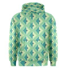 Background Chevron Green Men s Pullover Hoodie by HermanTelo