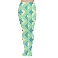 Background Chevron Green Tights by HermanTelo