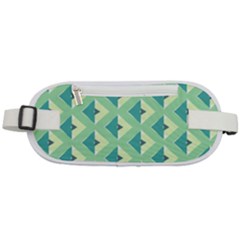 Background Chevron Green Rounded Waist Pouch