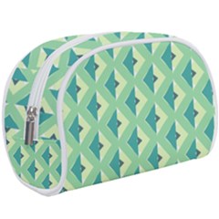 Background Chevron Green Makeup Case (large)