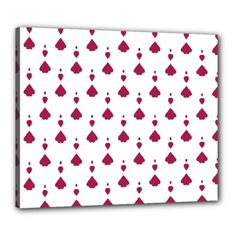 Pattern Card Canvas 24  x 20  (Stretched)