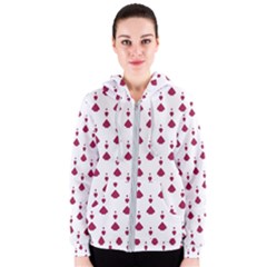 Pattern Card Women s Zipper Hoodie