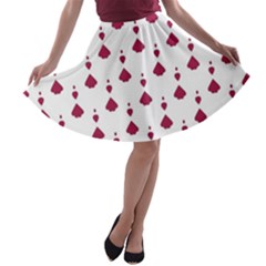 Pattern Card A-line Skater Skirt