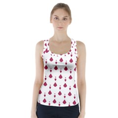 Pattern Card Racer Back Sports Top