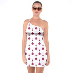 Pattern Card One Soulder Bodycon Dress