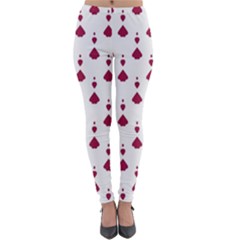 Pattern Card Lightweight Velour Leggings