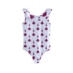 Pattern Card Kids  Frill Swimsuit