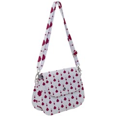 Pattern Card Saddle Handbag